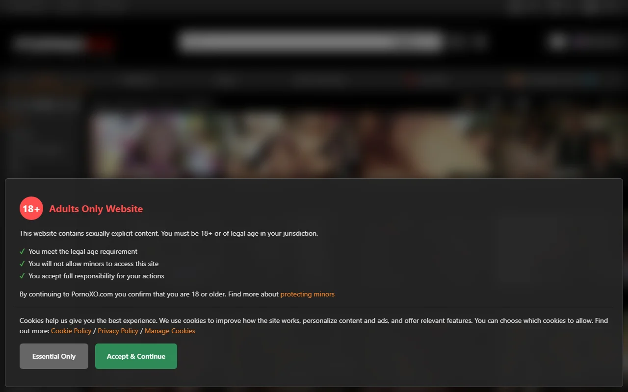 Screenshot of Pornoxo